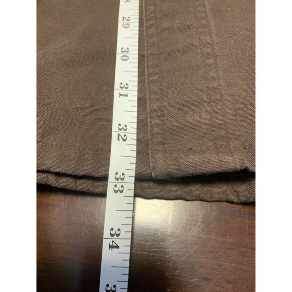 ShaverLake Brown Cotton Denim Jacket Size XL Full Snap Front Plaid - Picture 9 of 9